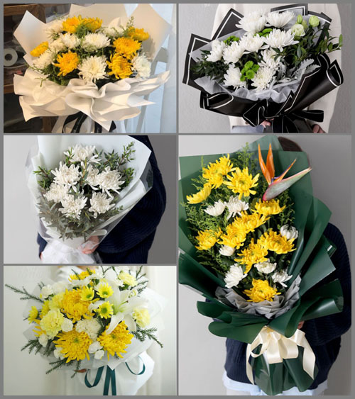 福建漳州龙海市九湖镇衍后村白事花束代送
